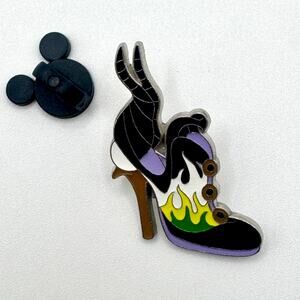 Sleeping Beauty Maleficent Villain Shoe Individual Disney Park Trading Pin